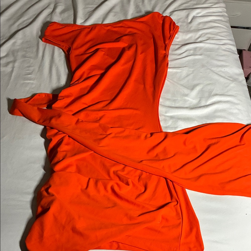 NWT- Vibrant Orange Dress